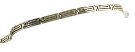 Classic Greek Key Wide Bracelet
